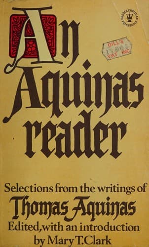 Tapa de An Aquinas Reader