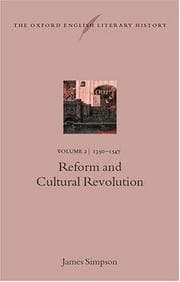 Tapa de The Oxford English Literary History: Volume 2: 1350-1547