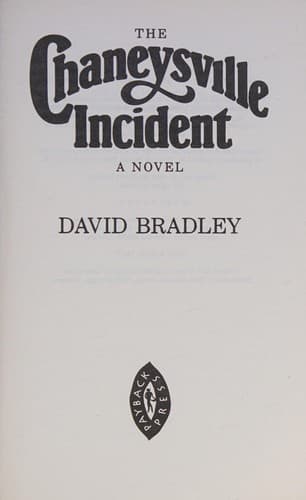Tapa de The Chaneysville incident