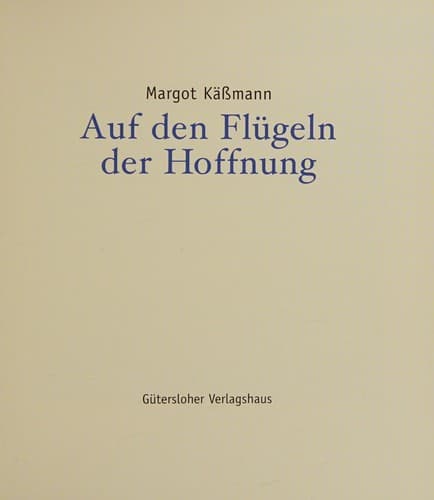 Tapa de Auf den Flügeln der Hoffnung
