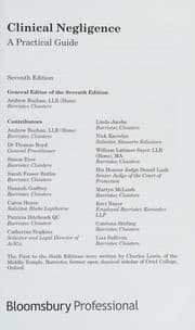 Tapa de Clinical negligence