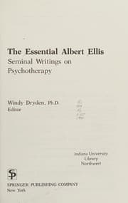Tapa de The essential Albert Ellis