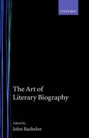 Tapa de The art of literary biography