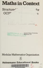 Tapa de Mathematics in Context
