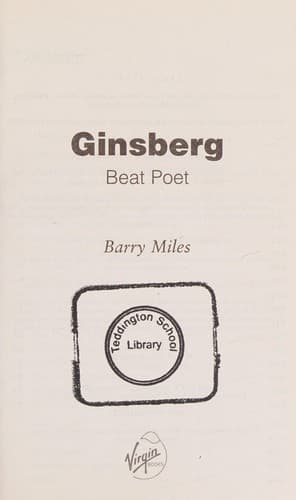 Tapa de Allen Ginsberg
