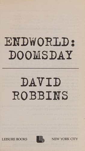 Tapa de Endworld