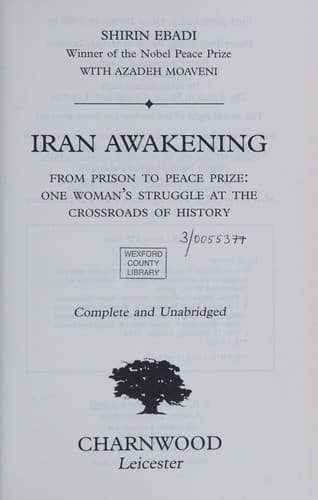 Tapa de Iran awakening