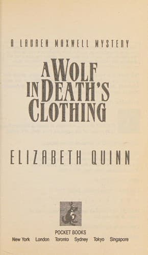 Tapa de A wolf in death's clothing