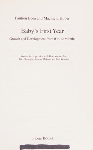 Tapa de Baby's First Year