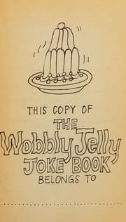 Tapa de The Wobbly jelly joke book