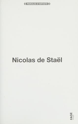 Tapa de Nicolas de Staël