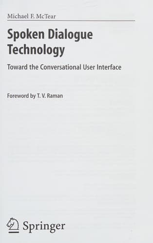 Tapa de Spoken dialogue technology