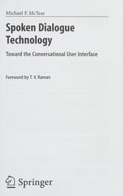Tapa de Spoken dialogue technology