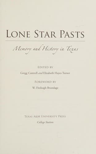 Tapa de Lone star pasts