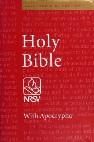 Tapa de NRSV Standard Text with Apocrypha