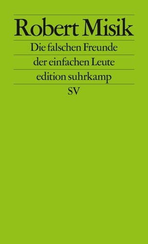 Tapa de Die falschen Freunde der einfachen Leute