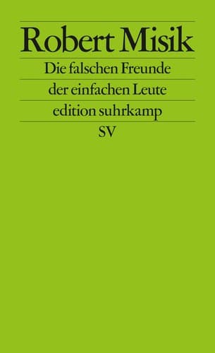 Tapa de Die falschen Freunde der einfachen Leute