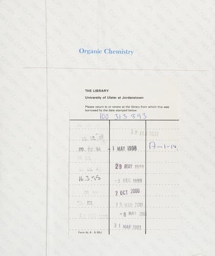 Tapa de Organic chemistry