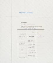 Tapa de Organic chemistry