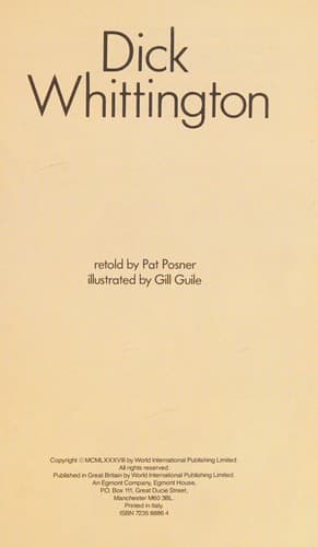 Tapa de Dick Whittington