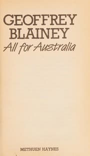Tapa de All for Australia
