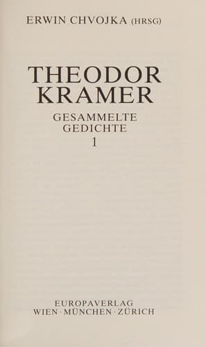 Tapa de Gesammelte Gedichte