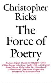 Tapa de The force of poetry