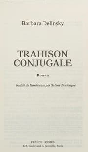 Tapa de Trahison conjugale