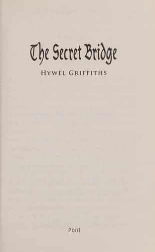 Tapa de The secret bridge
