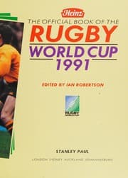 Tapa de The Official book of the Rugby World Cup 1991