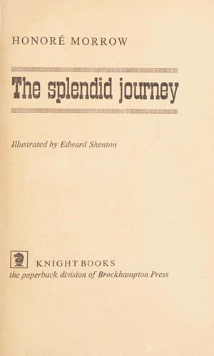 Tapa de The splendid journey