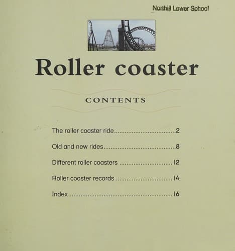 Tapa de Roller Coaster