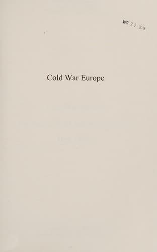 Tapa de Cold War Europe