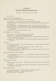 Tapa de Psychiatrie-psychanalyse
