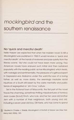 Tapa de Harper Lee's To kill a mockingbird