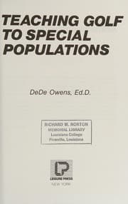 Tapa de Teaching golf to special populations