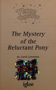 Tapa de The mystery of the reluctant pony