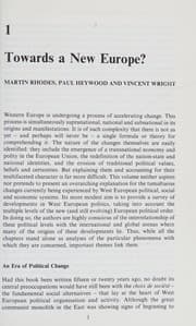 Tapa de Developments in West European politics