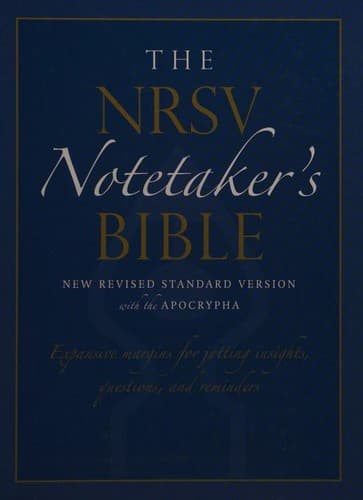Tapa de NRSV Notetaker's Bible