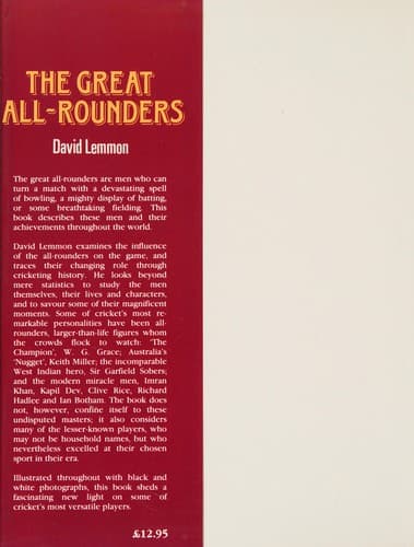 Tapa de The great all-rounders