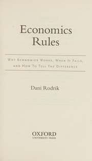 Tapa de Economics Rules