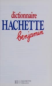 Tapa de Dictionnaire Hachette benjamin