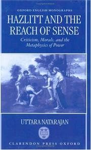 Tapa de Hazlitt and the reach of sense