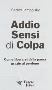 Tapa de Addio sensi di colpa