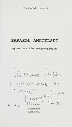 Tapa de Parasol angielski