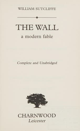 Tapa de The wall