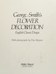 Tapa de George Smith's flower decoration