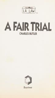 Tapa de A fair trial