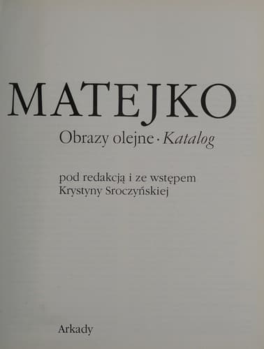 Tapa de Matejko