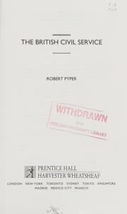 Tapa de The British Civil Service